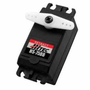 Hitec HS-75BB RETRACT. HYBRID I.C. ONE METAL GEAR.TOP BALL BEARING Hitec HS-75BB RETRACT. HYBRID I.C. ONE METAL GEAR.TOP BALL BEARING
