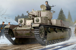 Hobby Boss 83853 Soviet T-28 Medium Tank (Riveted) 1/35 Hobby Boss 83853 Soviet T-28 Medium Tank (Riveted) 1/35