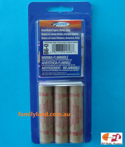 Estes 1608 Booster Stage Engine (3) B6-0 Estes 1608 Booster Stage Engine (3) B6-0