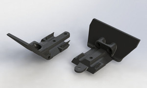 Arrma AR320360 SKIDPLATE FRONT & REAR SET (Bigrock)