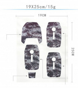 Helistar  Waterproof PVC Skin suit DJI Mavic Pro (Grey/black/purple)