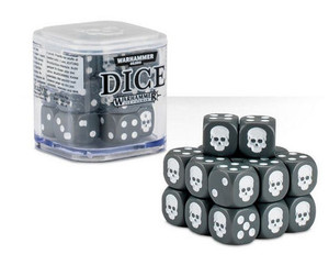 Games Workshop 12mm Dice Cube - Grey Games Workshop 12mm Dice Cube - Grey