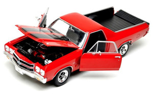 Welly DW12543R 1970 Chevrolet El Camino (Red/Black) 1/18
