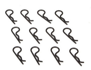 LOSI TLR8202 Body Clips, Black (12pcs) 22