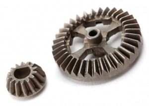 LATRAX 7683  Ring gear, Differential/ pinion gear, differential (metal) Latrax Hop-up