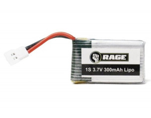 Rage RGR3060 Orbit FPV 1S 3.7V 300mAh Lipo Battery (Compatible 6605830)