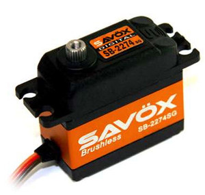 Savox SB-2274SG High Speed Brushless Steel Gear HV Digital Servo Savox SB-2274SG High Speed Brushless Steel Gear HV Digital Servo