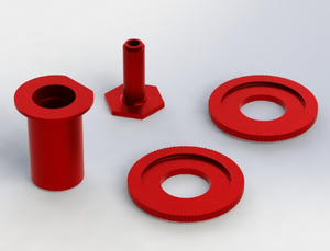 Arrma AR340094 SERVO SAVER METAL PARTS SET (BigRock, Fazon, Nero)