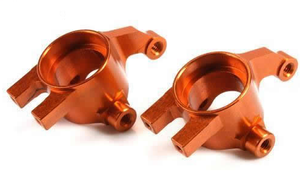 K factory K2156O  E4D-MF - Aluminum 7075 - Steering Block - Orange (2 pcs)