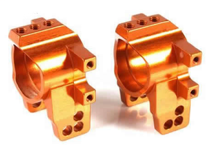 K factory K2157O E4D-MF - Aluminum 7075 - Rear Hub Carrier - Orange (2 pcs)