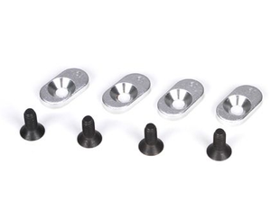 Losi LOSB5804 Engine Mount Inserts & Screws, 19.5/58 (4): 5-T