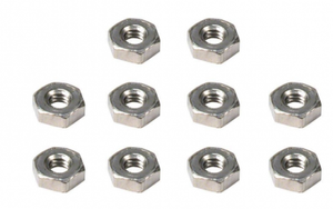 Scaleauto SC-5101 Inox M2 hardened nuts. (for chassis screws)