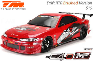 Team Magic E4D-MF - S15 Brushed Drift Car 2.4GHz RTR 1/10 Team Magic E4D-MF - S15 Brushed Drift Car 2.4GHz RTR 1/10
