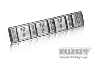 HUDY 293080 LEAD WEIGHTS 4X5G and 4X10G with 3M GLUE HUDY 293080 LEAD WEIGHTS 4X5G and 4X10G with 3M GLUE