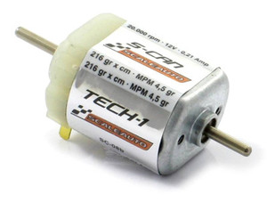 Scaleauto SC-0008B SC-08 Evo2 Motor Tech 1 Silver (w/o Pinion)