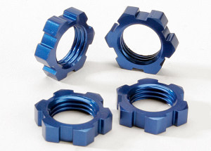 Traxxas 5353 Wheel nuts, splined, 17mm (blue) (4)(Revo/E-Revo) Traxxas 5353 Wheel nuts, splined, 17mm (blue) (4)(Revo/E-Revo)