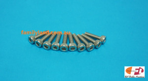 Family Land M3x12mm STAINLESS STEEL SOCKET ALLEN HEAD SCREWS (MARINE) (10pcs) Family Land M3x12mm STAINLESS STEEL SOCKET ALLEN HEAD SCREWS (MARINE) (10pcs)