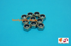 Family Land STAINLESS STEEL LOCK NUTS 5mm , HEX NYLON INSERT (MARINE) (10pcs) Family Land STAINLESS STEEL LOCK NUTS 5mm , HEX NYLON INSERT (MARINE) (10pcs)