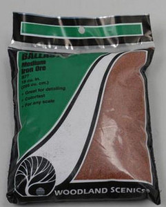 Woodland Scenics B77 Iron Ore Medium Ballast Bag - 21.6 in³ (353 cm³)