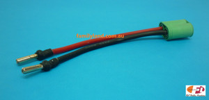 Family Land CAS6.5CL Castle Creaton 6.5mm Charge Lead  With 4mm Bullet Connector