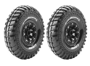 Louise LT3237VB CR-Ardent Super Soft Crawler Tyre 2.2/ Black Rim 12mm Hex (2pcs) 1/10