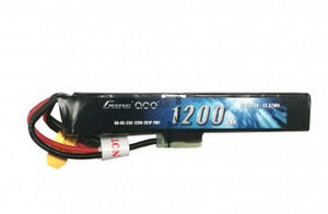 Gens Ace GA3S-1200-25C-S Lipo Battery 1200mAh 25C 11.1V Softcase (Mini Tamiya Plug)