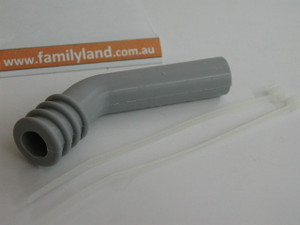 Du-Bro 697 Exhaust Deflector (1) 1:8 (.35-.90 Engine) (5.5-15cc)