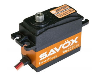 Savox SB-2270SG Monster Torque Steel Gear HV Digital Servo Savox SB-2270SG Monster Torque Steel Gear HV Digital Servo
