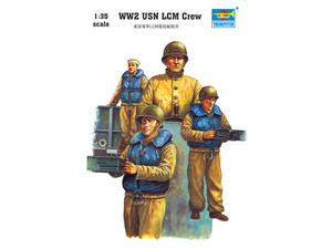 Trumpeter 00408 WW2 USN LCM Crew 1/35