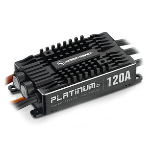 Hobbywing 30203401 Platinum 120A V4 ESC 3-6S for Helicopters, Airplanes Hobbywing 30203401 Platinum 120A V4 ESC 3-6S for Helicopters, Airplanes