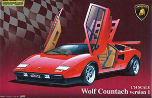 Aoshima 049600 Lamborghini Wolf Countach Version 1 1/24