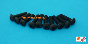 Family Land M3x12mm Button Head Screws (10pcs)