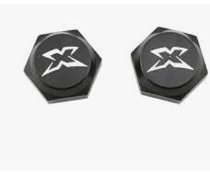 XRAY  355265 ALU WHEEL NUT with COVER - HARD COATED (2) 