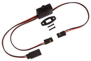 Muchmore MR-RSB  Reciever Switch Harness w/Charge Connector (JR/Futaba)  
