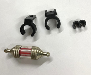 Argus AG01-240101 S315 Transparent Fuel Filter with Mount (The color of mount varies by shipments.)