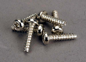 Traxxas 2676 Round Head Selftapp Screws (M3x12mm) (6pcs)