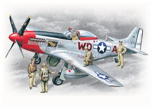 ICM 48153 Mustang P-51D with USAAF Pilots and Ground Personnel 1/48 ICM 48153 Mustang P-51D with USAAF Pilots and Ground Personnel 1/48