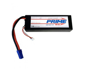 Prime PMQB52002SHC 5200mAh 2S 7.4V 50C LiPo Battery, Hard Case with EC5 Connector