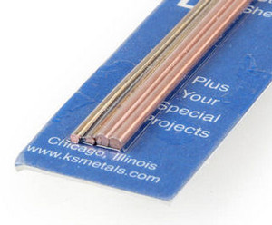 K&S 5071 SMALL COPPER ROD 1/16IN & 3/32IN BEND (4pcs/ 2 sizes)
