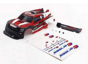 Carisma 15647 GT24R Off-Road Painted Body  (Red) 1/24