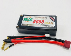 NXE 2S5000 Lipo Battery 7.4V 5000mAh 100C Shorty HC 5mm/Deans