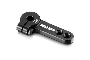 HUDY 293404 ALU CLAMP SERVO HORN ( KO PROPO, JR, SANWA, AIRTRONICS)  2-HOLE , 23T 
