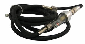 Badger 2025 10 FEET BRAIDED HOSE TRANSPARENT (Moisture Trap)