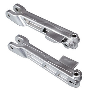 Traxxas 8597X Sway bar arms, rear (satin-plated)