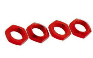 Arrma ARA310929 ALUMINUM WHEEL NUT 24mm (RED) (4pcs)