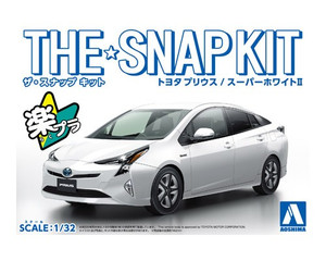 Aoshima 05416 The Snap Kit Toyota Prius (Super White II) 1/32