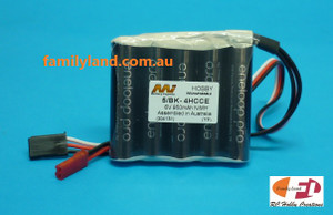 Family land BK-4HCCE/5F NiMh AAA Battery 6V 950mAh Flat Pack with Futaba & JST Connectors Family land BK-4HCCE/5F NiMh AAA Battery 6V 950mAh Flat Pack with Futaba & JST Connectors
