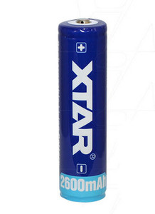 Xtar 18650-BP1 3.7V 2600mAh 18650 Li-Ion Torch Protected Battery 1pc Xtar 18650-BP1 3.7V 2600mAh 18650 Li-Ion Torch Protected Battery 1pc