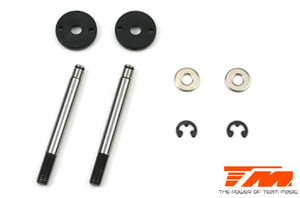 Team Magic 503250-2 E4J Shock Shaft & Piston Set (2)