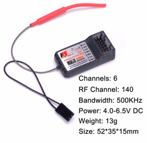 FlySky FS-R6B Receiver 2.4G 6CH Radio Model Remote Control Receiver for FlySky FlySky FS-R6B Receiver 2.4G 6CH Radio Model Remote Control Receiver for FlySky